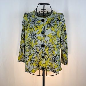 Cable & Gauge Silk blend cardigan sweater M